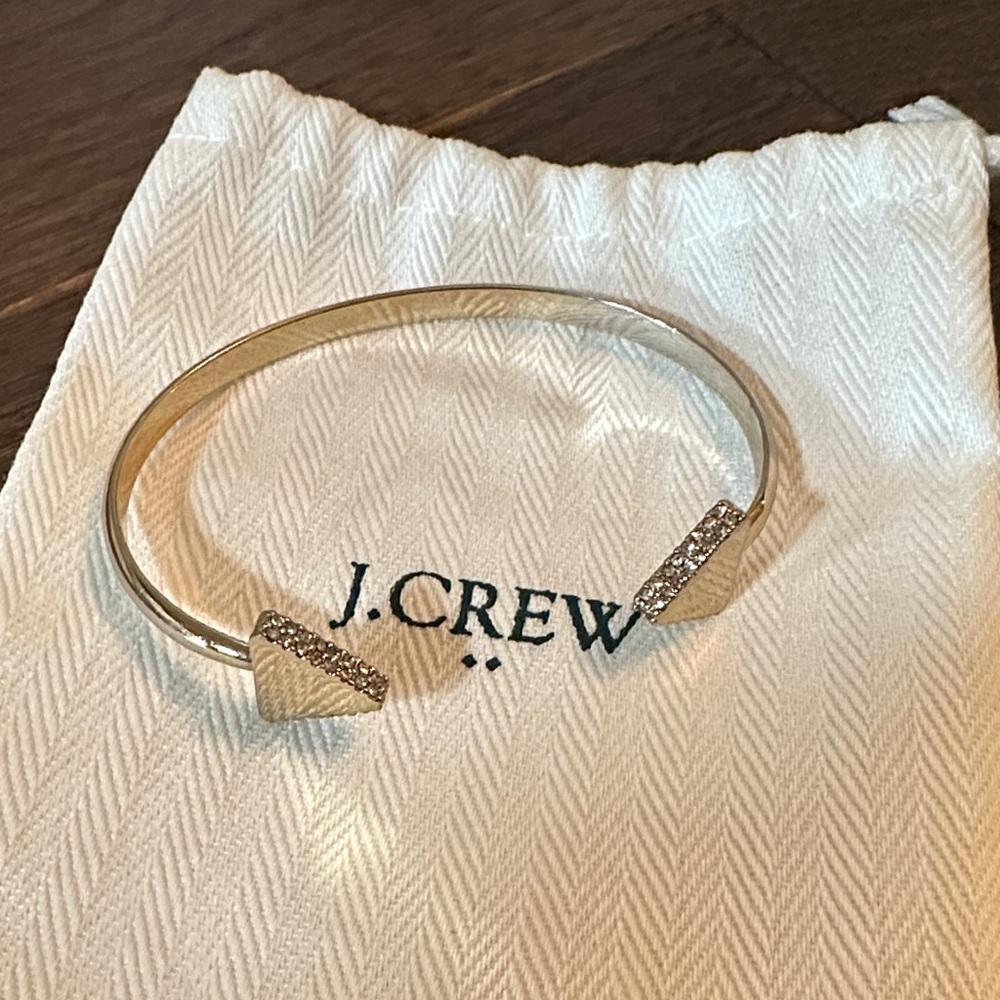Jcrew gold bangle bracelet